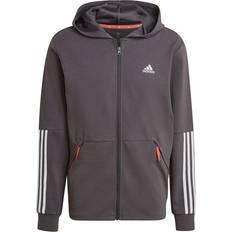 Adidas Aeroready Motion Sport Full-Zip Hoodie Men - Grey Six