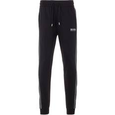 HUGO BOSS Bukser & Shorts HUGO BOSS Cotton-Blend Pique with Mettallic Details Tracksuit Bottoms - Black