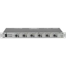 Omnitronic ZD-160 19 inch mengpaneel Aantal kanalen:6