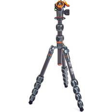 3 Legged Thing Trépieds 3 Legged Thing Leo 2.0 5-Section CF Tripod with AirHed Pro Lever, Bronze/Blue