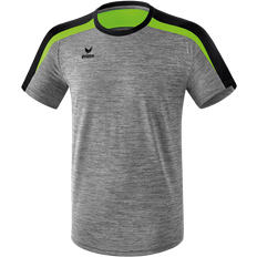 Erima Liga 2.0 T-shirt Men - Grey Marl/Black/Green Gecko