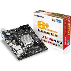 Integrerad processor - Integrerat nätverkskort - Mini-ITX Moderkort Biostar J1800NH3