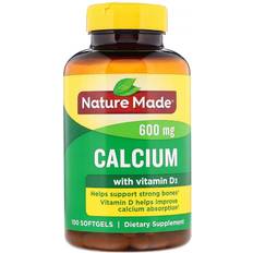 Nature Made Calcium with Vitamin D3 600mg 100