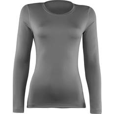 Sports Long Sleeve Baselayer 2-pack Women - Heather Grey