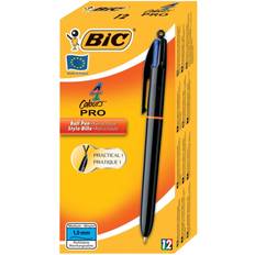 4 Colours Pro Ballpoint Pen 1.0mm 12-pack