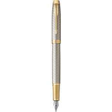 Parker IM Premium Warm SilverGold Trim Fountain Pen