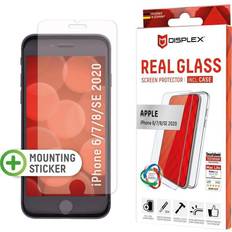 Displex Panzerglas Case Fr Apple Iphone 7/8 se (2020) Montagesticker Kratzer-resistent Apple Iphone 7/8 se (2020) Schlagfest Kratzresistent Staubresistent Transparent 1 Stck (e) (01254)