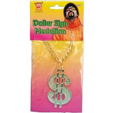 Dance & Disco Accessories Fancy Dress Rubies Dollar Sign Necklace Bling Pimp Adult