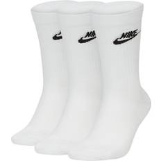 Nike sportswear essential socks Nike Sportswear Everyday Essential Crew Socks 3 Pack - White