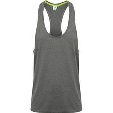 Tombo Mens Muscle Vest - Grey Marl