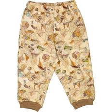 9-12M Termobukser Wheat Alex Thermo Pants - Holiday Map (7580f-982R)