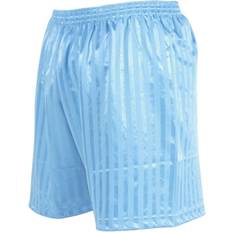 Continental Striped Football Shorts Unisex - Sky Blue