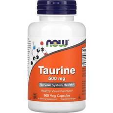 Taurin Aminosäuren Now Foods Taurine 500mg 100 Stk.