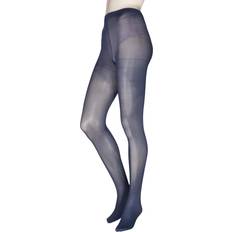 Cotton - Women Tights Charnos Ladies Comfort Top 40 Den Tights 2-pack - Navy