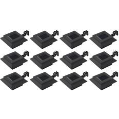 Alimentado por batería Apliques de pared vidaXL Square Aplique de pared 12cm 12pcs