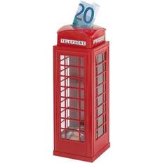 Spardosen Goki Saving Box in Telephone Box Design