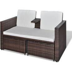 vidaXL 40736 Loungeset, Bord inkl. 2 Soffor