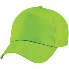 Beechfield Unisex Plain Original 5 Panel Baseball Cap 2-pack - Lime Green