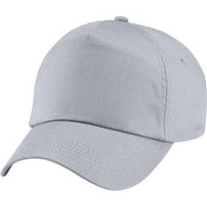 Beechfield Unisex Plain Original 5 Panel Baseball Cap 2-pack - Light Grey