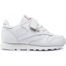 Kid's Classic Leather - White/Carbon/Vector Blue