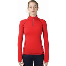 Hy Equestrian Mujeres/Damas Sport Active + Capa Base - Rojo/Azul