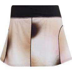 Adidas Melbourne Tennis Printed Match Skirt Women - Black/White/Wonder Mauve