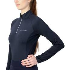 Hy Equestrian Mujer/Damas Synergy Sports Top - Verde/Rojo/Azul