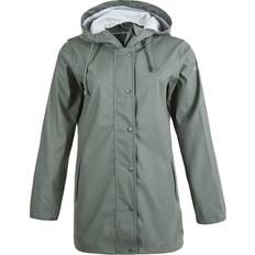 Weather report petra regnjakke dame Weather Report Petra Rain Jacket - Agave Green