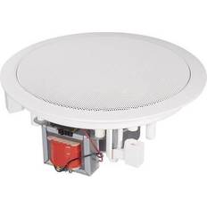 Supporto a parete integrato Altoparlanti da Incasso Renkforce CL-130RT PA 45 W 100 V Bianco 1 pz