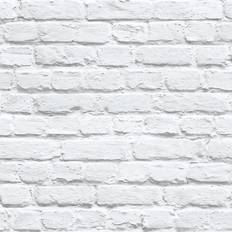 Muriva Painted White Brick (102539)