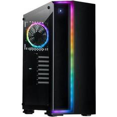 2 - Midi Tower (ATX) Kabinetter Inter-Tech S-3906 Renegade (Black/Transparent)