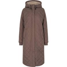 Global funk jakke med hætte Global Funk Arrow Teddo Jakke - Dark Mocca