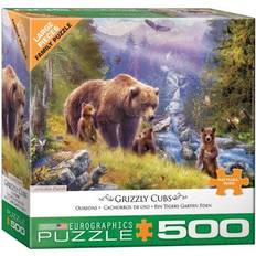 Jigsaw Puzzles Eurographics Grizzly Cubs 500 Pieces