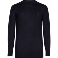 AllSaints Mode Merino Crew Jumper - Ink Navy