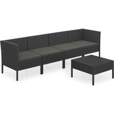 vidaXL 3094337 Conjunto de Sala de Exterior, 1 Mesa incl. 4 Sofás