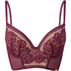 Gossard Encore Padded Longline Bra - Bordeaux