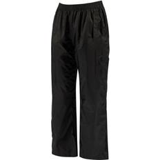 Poliamida Pantalones de Lluvia Regatta Pantalones de Lluvia para Niños/Niñas - Negro