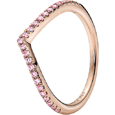 Pandora Anillo Deseo Reluciente Rosa con Circonitas Cúbicas en Rosa