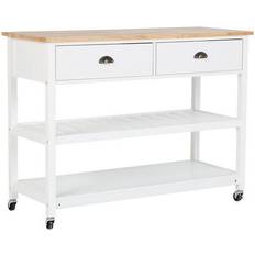 Beliani Navarino Trolley Table 48x120cm