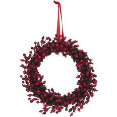 Rosso Decorazioni per Feste Europalms Berry wreath mixed 46cm