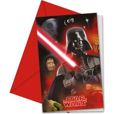 Star Wars Assiettes, Tasses et Couverts Procos Invitations Anniversaire Star Wars x6