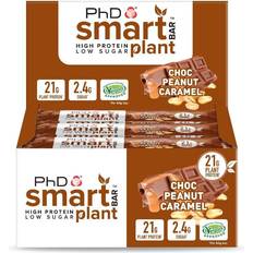 PhD Nutrition Smart Bar Plant Choc Peanut Caramel 12 pcs