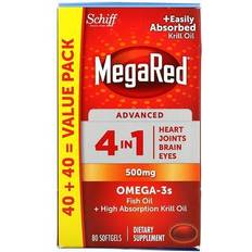 Omega 3s Schiff MegaRed Advanced 4in1 Omega-3s 500 mg 70 Softgels