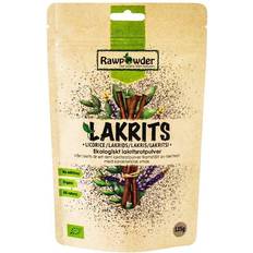 Lakritsrot hälsokost kosttillskott Rawpowder Lakrits 125g