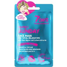 Blå Ansigtsmasker 7DAYS Beauty Perfect Sunday Face Sheet Mask