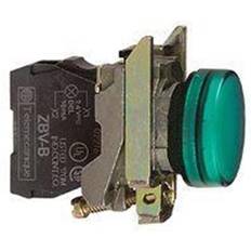 Signallamper Schneider Electric Xb4Bvm3 Panel Indicator, Green, 240Vac, 22Mm