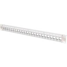 Digitus Modular patch panel grey Grau/transparente