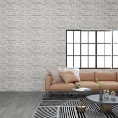 Papeles pintados vidaXL Paneles De Pared 3d Diseño De Ladrillo 11 Uds Eps Gris Claro