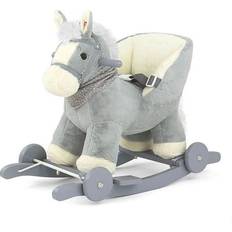 Plastique Chevaux à bascule Milly Mally Horse Polly Gray