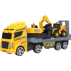 Sound Lastwagen JCB Construction Transporter With Lights and Sounds